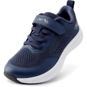 imageDREAM PAIRS Kids Wide Toe Box Athletic Running Sneakers Breathable Lightweight Casual Tennis Shoes Minimalist for Boys Girls School SportsDark Blue