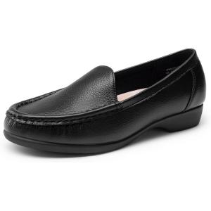 imageDREAM PAIRS Womens Arch Support LoafersBlack