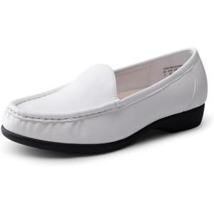 imageDREAM PAIRS Womens Arch Support LoafersWhite
