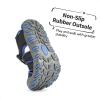 imageDREAM PAIRS Boys Girls ClosedToe Outdoor Summer Sport Sandals for ToddlerLittleBig KidBlackDark Blue