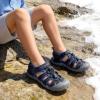 imageDREAM PAIRS Boys Girls ClosedToe Outdoor Summer Sport Sandals for ToddlerLittleBig KidBlackDark Blue