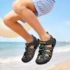 imageDREAM PAIRS Boys Girls ClosedToe Outdoor Summer Sport Sandals for ToddlerLittleBig KidBlackGreyYellow