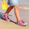 imageDREAM PAIRS Boys Girls ClosedToe Outdoor Summer Sport Sandals for ToddlerLittleBig KidHot Pink
