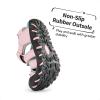 imageDREAM PAIRS Boys Girls ClosedToe Outdoor Summer Sport Sandals for ToddlerLittleBig KidPink