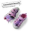 imageDREAM PAIRS Boys Girls ClosedToe Outdoor Summer Sport Sandals for ToddlerLittleBig KidPurpleLightPurple