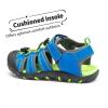 imageDREAM PAIRS Boys Girls ClosedToe Outdoor Summer Sport Sandals for ToddlerLittleBig KidRoyalBlueGreen