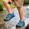 imageDREAM PAIRS Boys Girls ClosedToe Outdoor Summer Sport Sandals for ToddlerLittleBig KidRoyalBlueGreen
