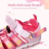 imageDREAM PAIRS Boys Girls Outdoor Athletic Sport Sandals Summer Hiking Beach Casual Closed Toe Rainbow Multicolor for ToddlerLittleBig KidsPinkRainbow