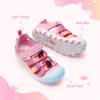 imageDREAM PAIRS Boys Girls Outdoor Athletic Sport Sandals Summer Hiking Beach Casual Closed Toe Rainbow Multicolor for ToddlerLittleBig KidsPinkRainbow