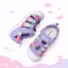 imageDREAM PAIRS Boys Girls Outdoor Athletic Sport Sandals Summer Hiking Beach Casual Closed Toe Rainbow Multicolor for ToddlerLittleBig KidsPurple