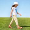 imageDREAM PAIRS Girls Boys Slides For Kids NonSlip with Adjustable Straps for Indoor amp Outdoor Toddler Little KidBig KidCamel