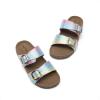 imageDREAM PAIRS Girls Boys Slides For Kids NonSlip with Adjustable Straps for Indoor amp Outdoor Toddler Little KidBig KidRainbow