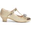 imageDREAM PAIRS Girls Dress Shoes Mary Jane Heel TStrap Party Flower Wedding Princess Pumps for Little Big KidGold