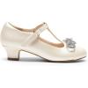 imageDREAM PAIRS Girls Dress Shoes Mary Jane Heel TStrap Party Flower Wedding Princess Pumps for Little Big KidIvory