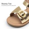 imageDREAM PAIRS Girls Sandals Fashion Sandal with Adjustable Straps OpenToe Comfortable Summer Shoes for Toddler Little KidGold
