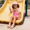 imageDREAM PAIRS Girls Sandals Fashion Sandal with Adjustable Straps OpenToe Comfortable Summer Shoes for Toddler Little KidPink