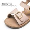 imageDREAM PAIRS Girls Sandals Fashion Sandal with Adjustable Straps OpenToe Comfortable Summer Shoes for Toddler Little KidPink