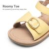 imageDREAM PAIRS Girls Sandals Fashion Sandal with Adjustable Straps OpenToe Comfortable Summer Shoes for Toddler Little KidYellow