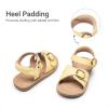 imageDREAM PAIRS Girls Sandals Fashion Sandal with Adjustable Straps OpenToe Comfortable Summer Shoes for Toddler Little KidYellow
