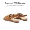 imageDREAM PAIRS Girls Sandals Gladiator Braided Flat Open Toe Summer Sandals