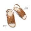 imageDREAM PAIRS Girls Sandals Gladiator Braided Flat Open Toe Summer Sandals