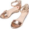 imageDREAM PAIRS Girls Wedge Sandals Flatform Open Toe Summer Platform Sandals Flower Wedding Party for Little KidBig KidChampagne