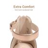 imageDREAM PAIRS Girls Wedge Sandals Flatform Open Toe Summer Platform Sandals Flower Wedding Party for Little KidBig KidChampagne