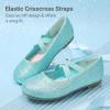 imageDream Pairs Girls Ballerina Dress Shoes Mary Jane FlatsBlue