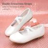 imageDream Pairs Girls Ballerina Dress Shoes Mary Jane FlatsWhitepu
