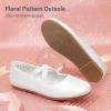 imageDream Pairs Girls Ballerina Dress Shoes Mary Jane FlatsWhitepu