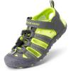 imageDREAM PAIRS Boys Girls ClosedToe Outdoor Summer Sport Sandals for ToddlerLittleBig KidGreyGreen