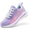 imageDREAM PAIRS Boys Girls Shoes Kids Tennis Athletic Running Footwear Lace Up Walking DuraPlay Breathable Lightweight Sneakers for LittleBig KidPurpleBlue