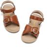 imageDREAM PAIRS Girls Sandals Fashion Sandal with Adjustable Straps OpenToe Comfortable Summer Shoes for Toddler Little KidBrown