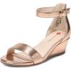imageDREAM PAIRS Girls Wedge Sandals Flatform Open Toe Summer Platform Sandals Flower Wedding Party for Little KidBig KidChampagne
