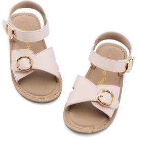 imageDREAM PAIRS Girls Sandals Fashion Sandal with Adjustable Straps OpenToe Comfortable Summer Shoes for Toddler Little KidPink