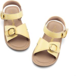 imageDREAM PAIRS Girls Sandals Fashion Sandal with Adjustable Straps OpenToe Comfortable Summer Shoes for Toddler Little KidYellow