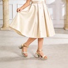 image:imageDREAM PAIRS Girls Sandals Open Toe Low Block Chunky Heels Sandals Party Dress Pumps Shoes for Little Big KidAll Gold Metallic