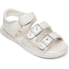 image:imageDREAM PAIRS Girls Sandals Open Toe Summer Shoes with Adjustable Strap Buckle ToddlerLittle KidBeigeWhite