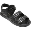 image:imageDREAM PAIRS Girls Sandals Open Toe Summer Shoes with Adjustable Strap Buckle ToddlerLittle KidBlack