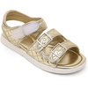 image:imageDREAM PAIRS Girls Sandals Open Toe Summer Shoes with Adjustable Strap Buckle ToddlerLittle KidGold