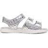 image:imageDREAM PAIRS Girls Sandals Open Toe Summer Shoes with Adjustable Strap Buckle ToddlerLittle KidSliver