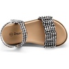 image:imageDREAM PAIRS Girls Sandals OpenToe Princess Dress Flat Sandals Summer ShoesToddlerLittle KidBlack