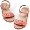 image:imageDREAM PAIRS Girls Sandals OpenToe Princess Dress Flat Sandals Summer ShoesToddlerLittle KidOrange