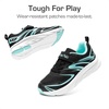 image:imageDREAM PAIRS Boys Girls Shoes Kids Tennis Athletic Running Gym School Sneakers for Little Big KidBlackBlue
