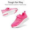 image:imageDREAM PAIRS Boys Girls Shoes Kids Tennis Athletic Running Gym School Sneakers for Little Big KidHot Pink