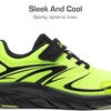 image:imageDREAM PAIRS Boys Girls Shoes Kids Tennis Athletic Running Gym School Sneakers for Little Big KidNeon GreenBlack