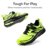 image:imageDREAM PAIRS Boys Girls Shoes Kids Tennis Athletic Running Gym School Sneakers for Little Big KidNeon GreenBlack