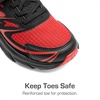 image:imageDREAM PAIRS Boys Girls Shoes Kids Tennis Athletic Running Gym School Sneakers for Little Big KidRedBlack