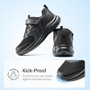 image:imageDREAM PAIRS Boys Girls Shoes Kids Tennis Running Gym Athletic Sneakers Breathable Lightweight for Little Big KidAll Black