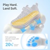 image:imageDREAM PAIRS Boys Girls Shoes Kids Tennis Running Gym Athletic Sneakers Breathable Lightweight for Little Big KidDark BlueYellow
